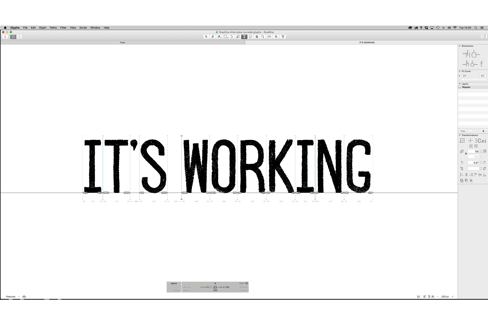 A font is born — on designing type