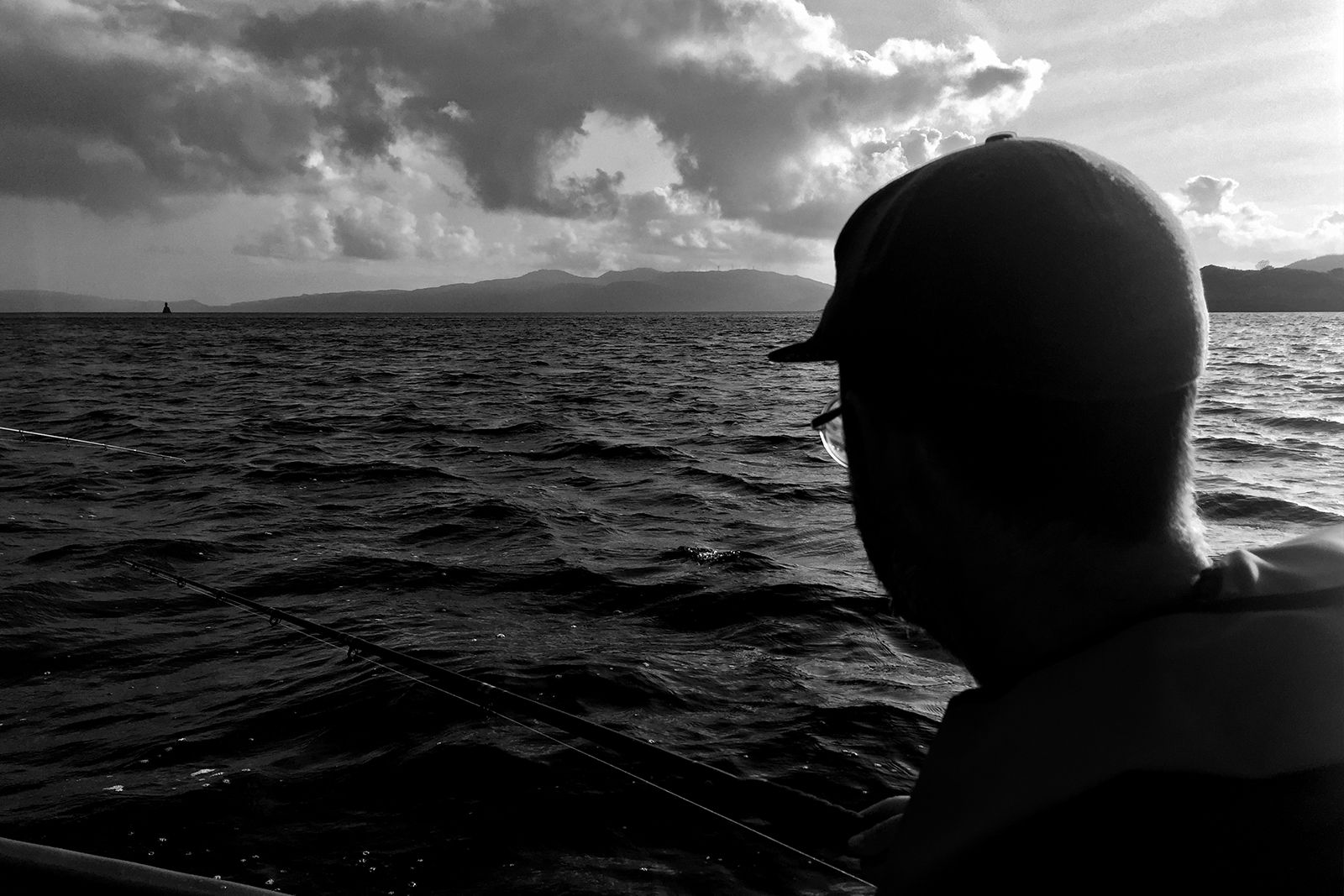O Street's David Freer Fishing on Loch Fyne, Scotland.