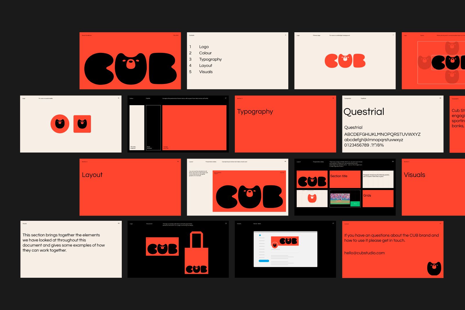 O Street Cub Refreshed Brand Identity - New Branding Design Guidelines 
