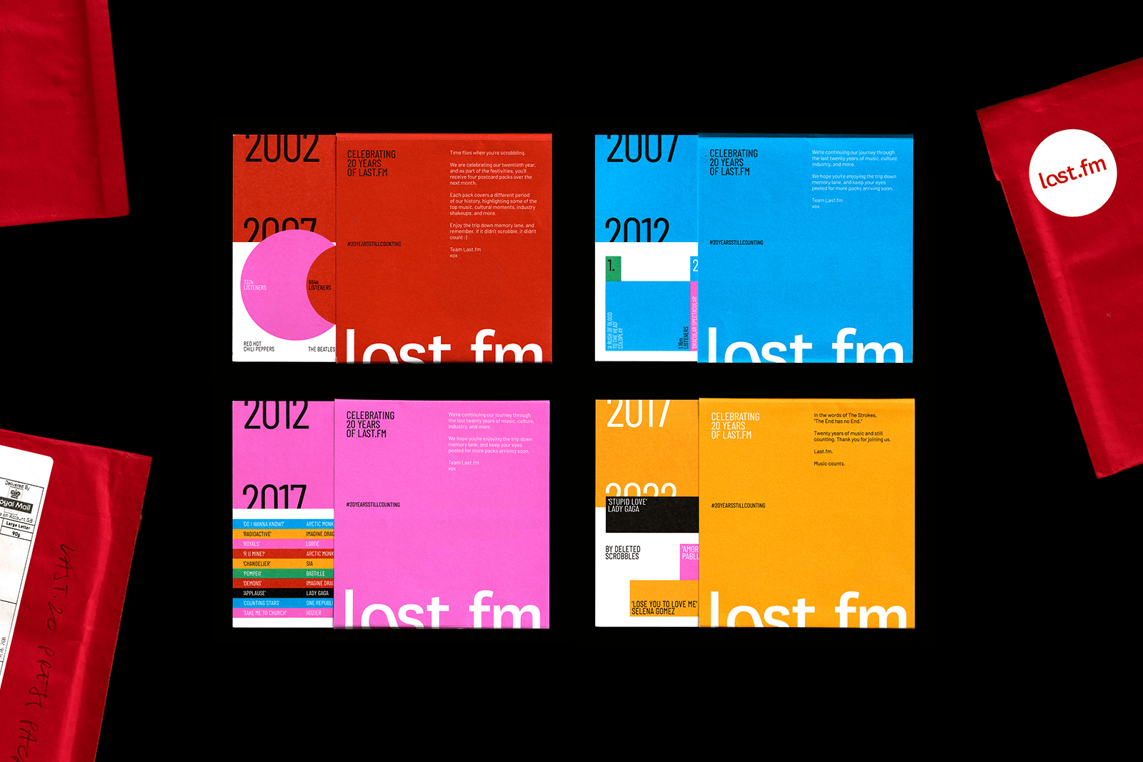 O Street - Last.fm Last.20 Campaign Data Print Design Packs