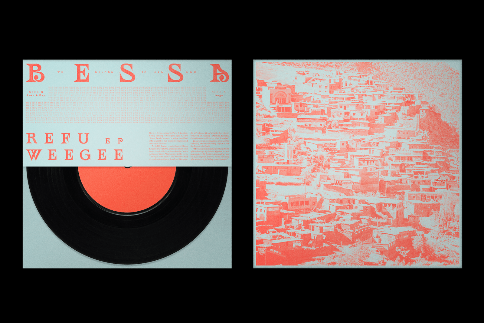 Bessa Refuweegee Front and back cover by O Street, Glasgow
